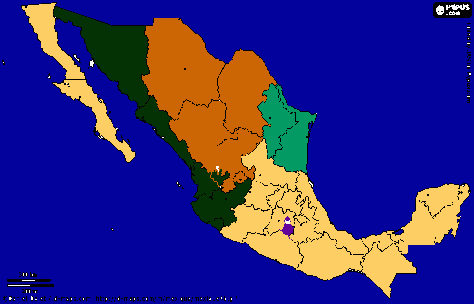 mapa del proyecto para colorear