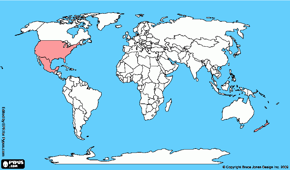 mapa diabetes  para colorear