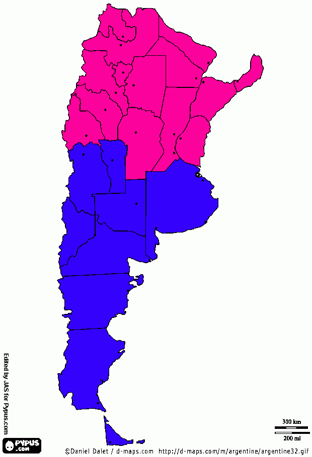 mapa distribuidores para colorear