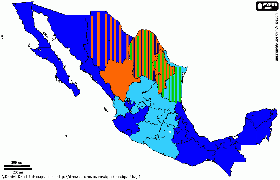 MAPA Hieleras para colorear