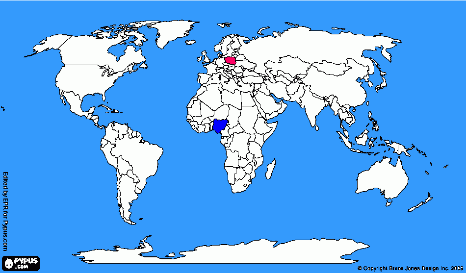mapa precioso para colgar en el gugenheim para colorear
