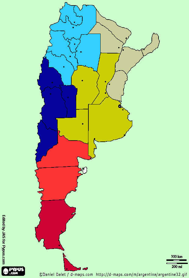 mapa regional para hospitlalito para colorear