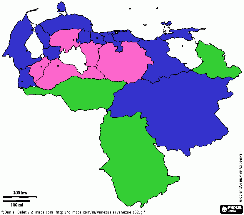 mapa rural directa para colorear