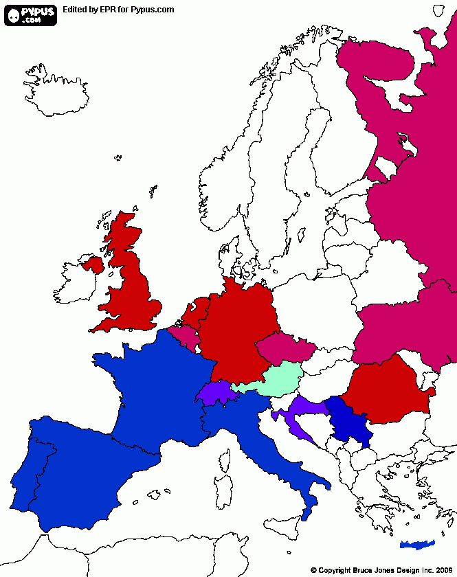 mapa superliga para colorear