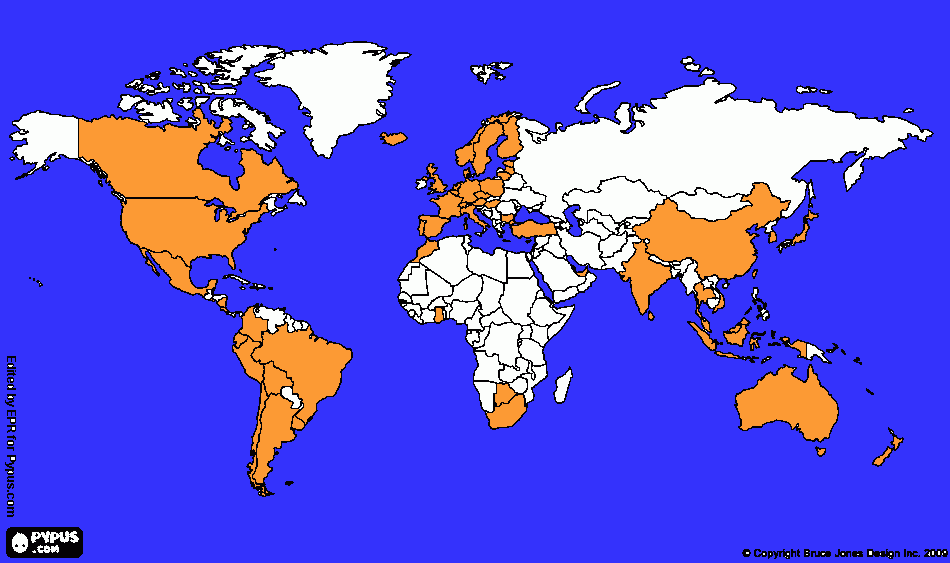 Mapa UCG y isep para colorear