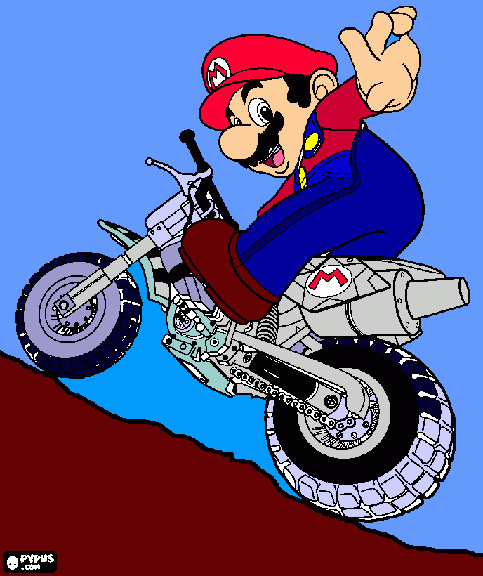 Mario Bross para colorear