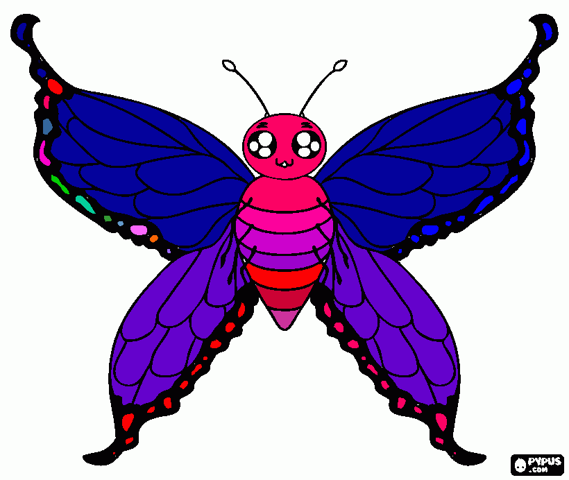 maripos para colorear