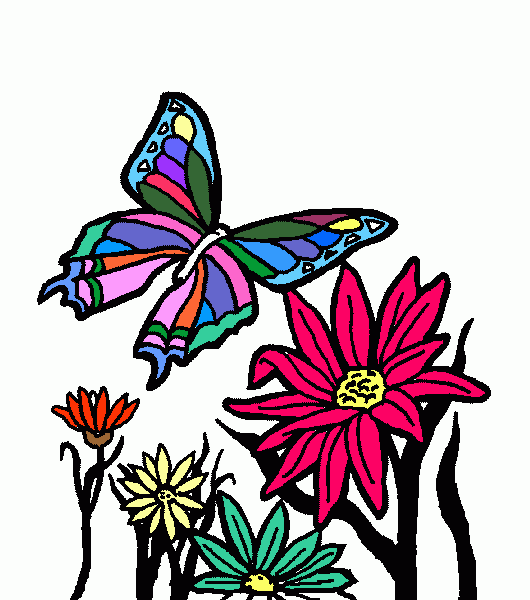 mariposa del amor para colorear