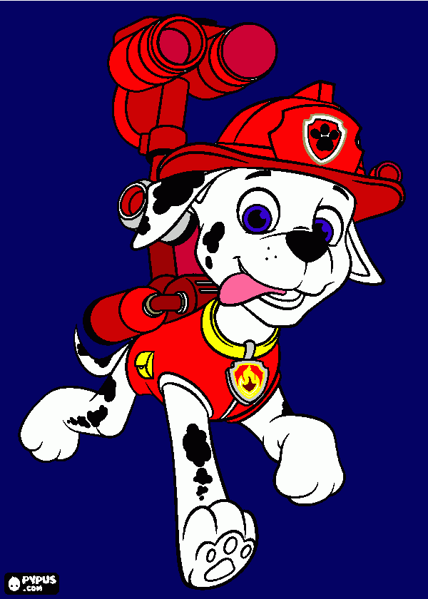 MARSHAL DIBUJO para colorear