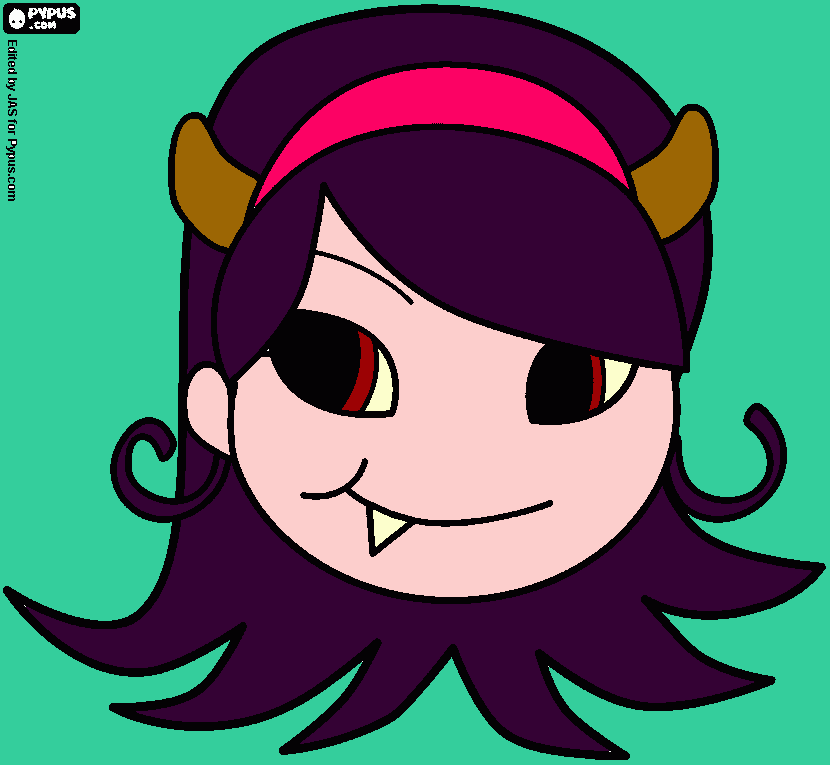 mascara de vampiresa para colorear