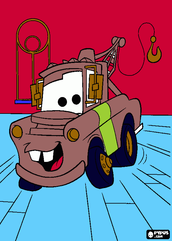 mate cars 2 para colorear