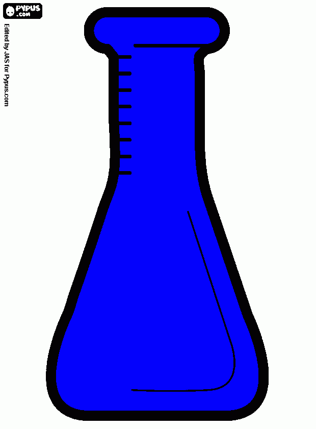 matraz para colorear