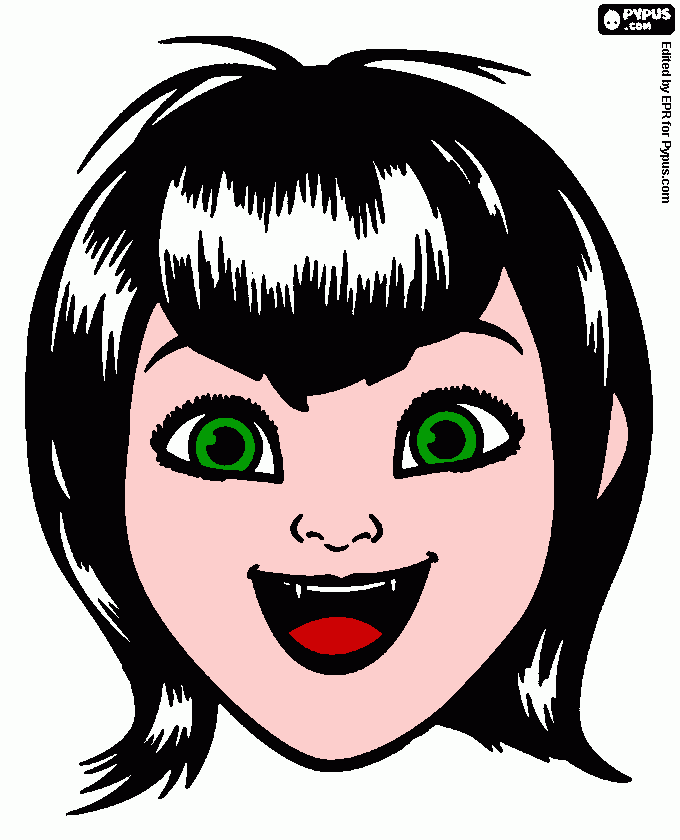 mavis dracula para colorear
