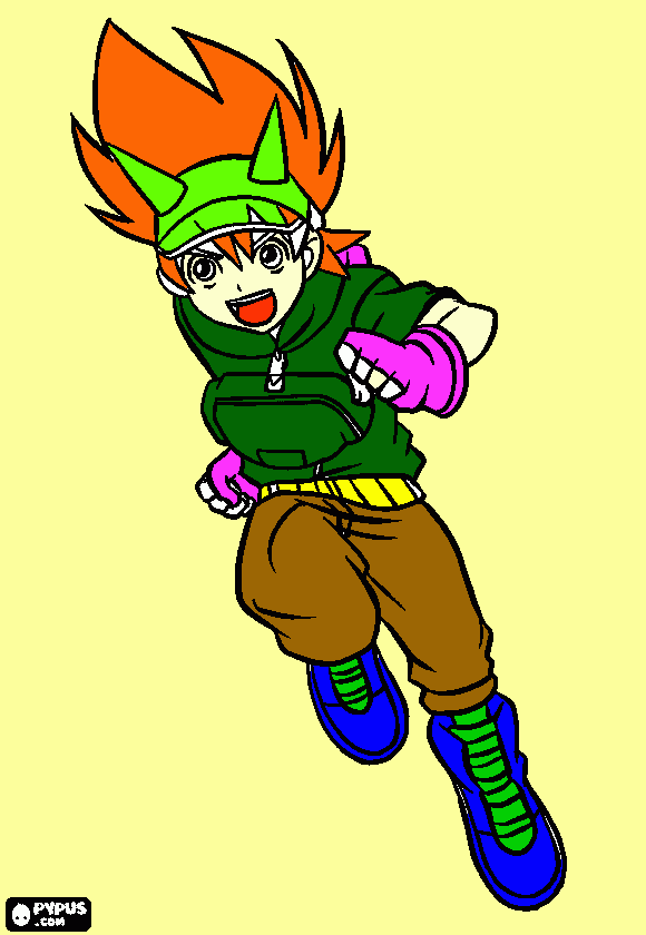 Max Taylor es el protagonista de la serie Dinosaur King. para colorear