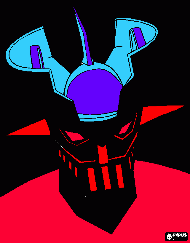 mazinger para colorear