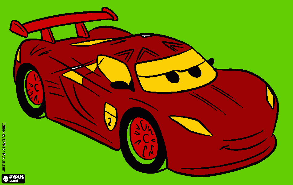 MCLAREN para colorear