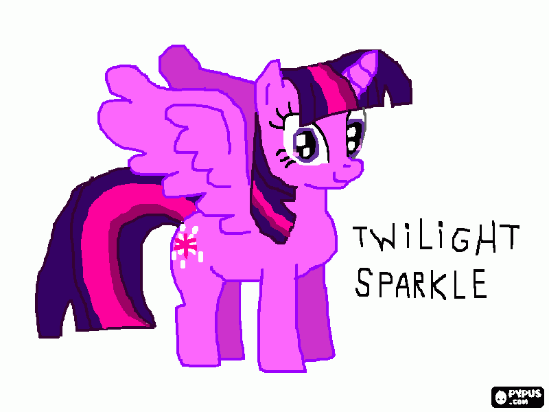 me gusto a twilight sparkle, porque ella es mi waifu favorita, asi que disfruten el personaje femenino para colorear