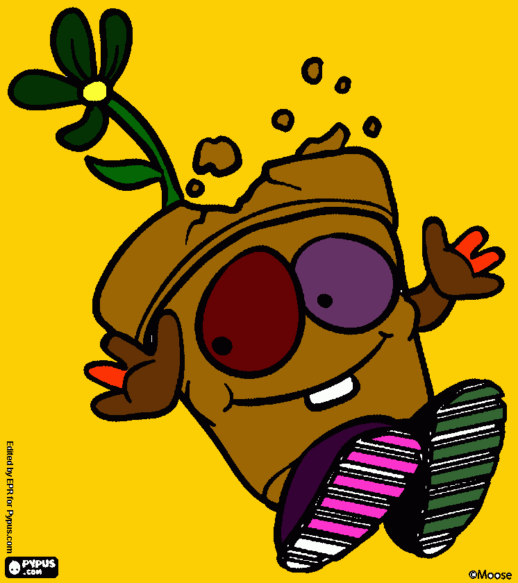 me ise popo para colorear