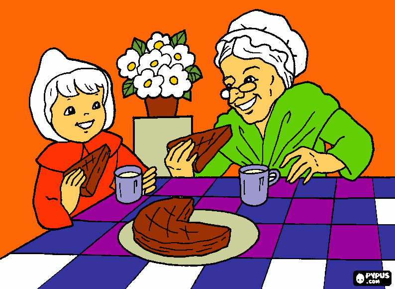 menjar para colorear