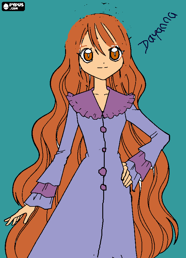 merida atzumi para colorear