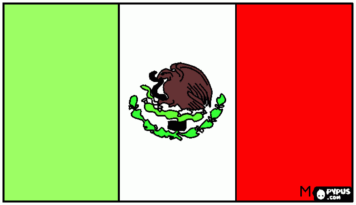 mes patrio para colorear