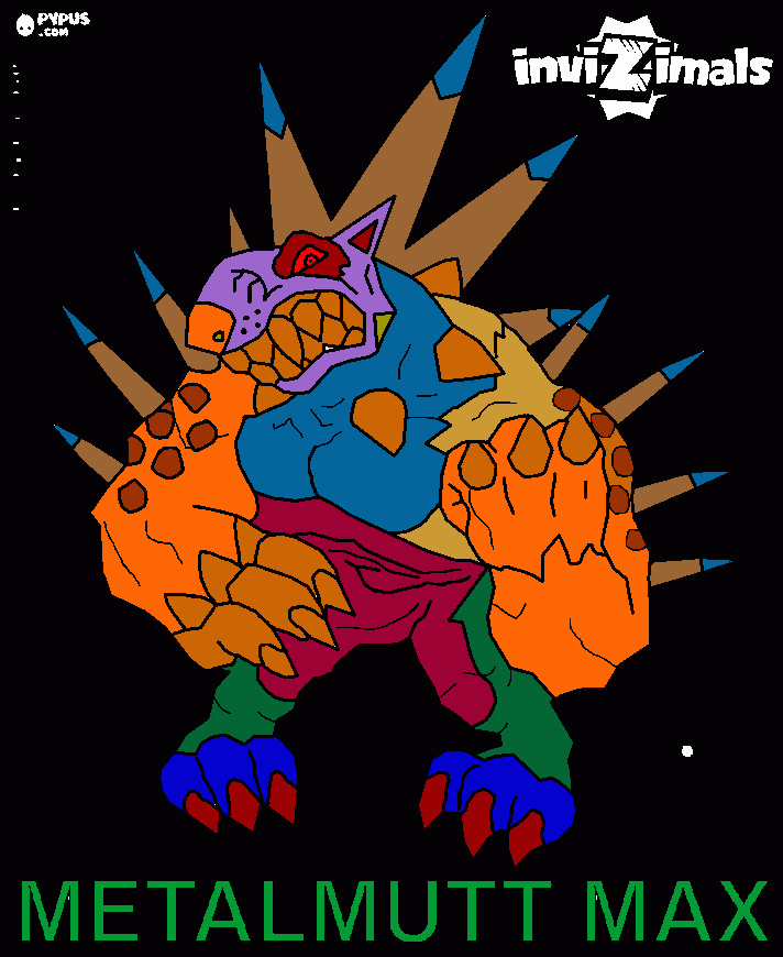 metai mutt max para colorear