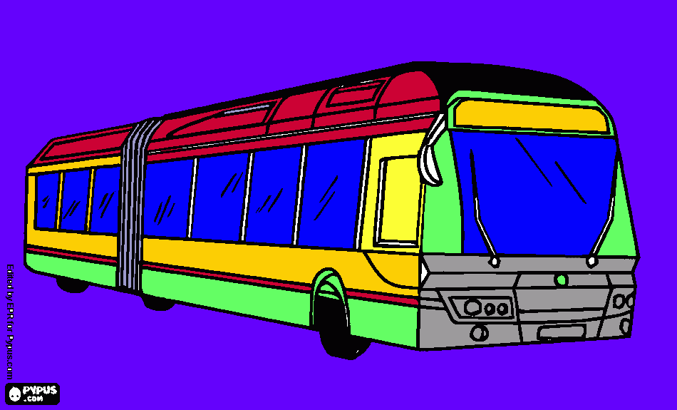 MEXIBUS para colorear
