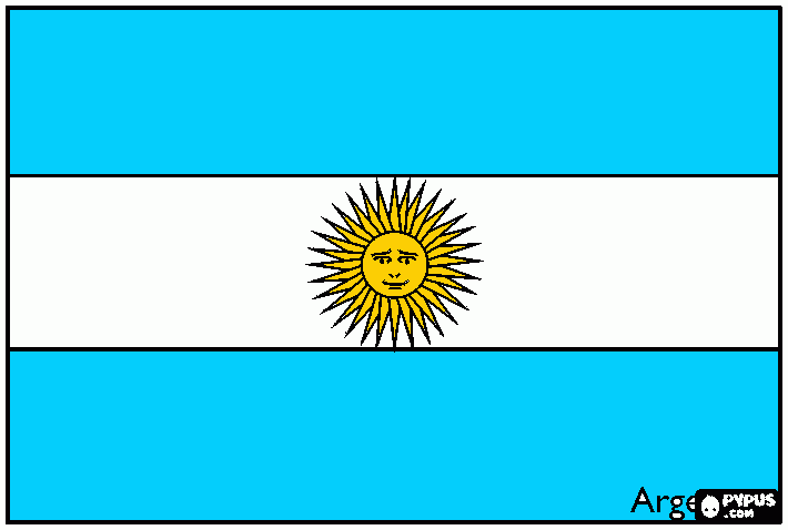 Mi banderita para colorear