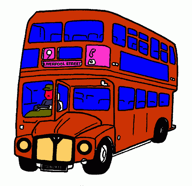 mi bus para colorear