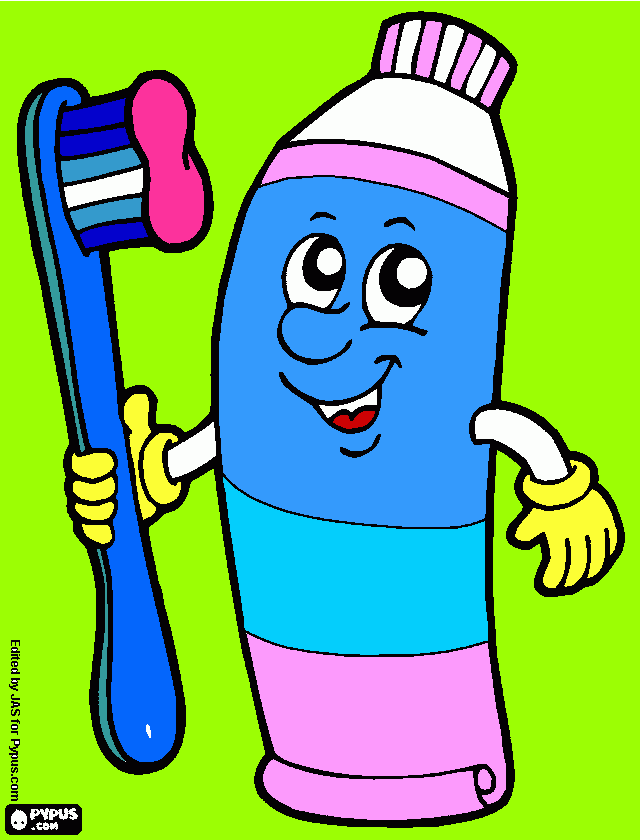 MI CEPILLO - ALMA MORALES - PRIMERO A para colorear