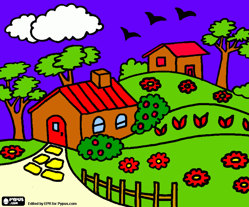 mi dibujo creativo para colorear