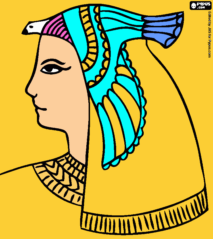 mi egipsia  para colorear