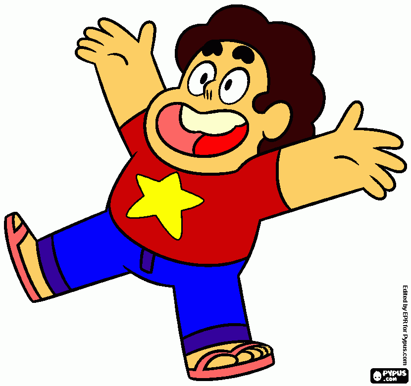 mi gema es la de steen univese para colorear