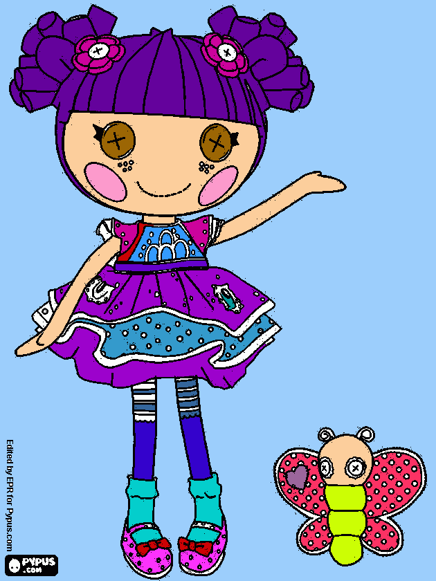 Mi lalaloopsy para colorear