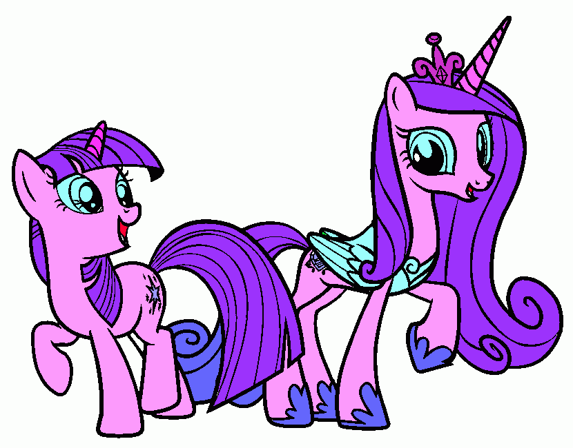 mi little poni para colorear