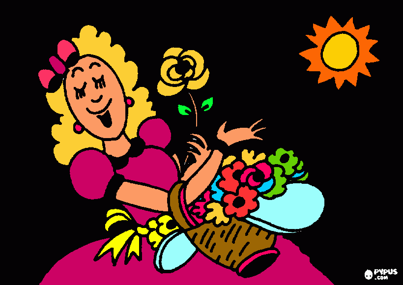 mi mama es una princesa la amo feliz dia para colorear