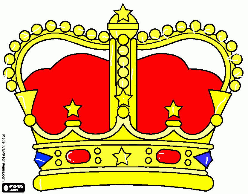 Mi mamá, la reina de casa, una corona para colorear