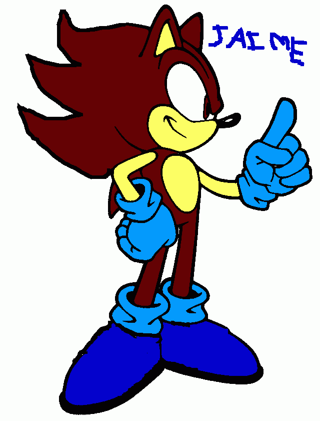 mi personaje para colorear