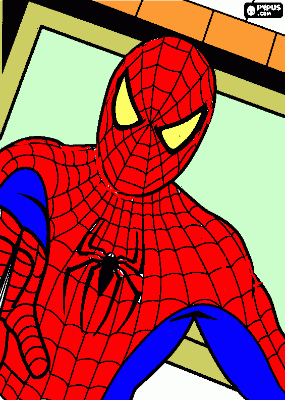 mi spaiderman para colorear