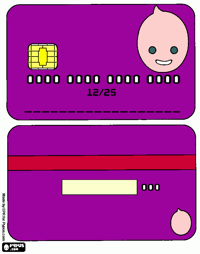 mi tarjeta para colorear