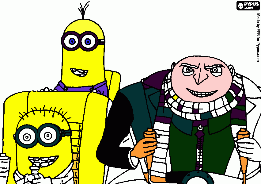 mi villanito favorito 2 para colorear