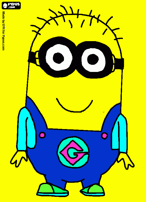 mi villano favoriito para colorear