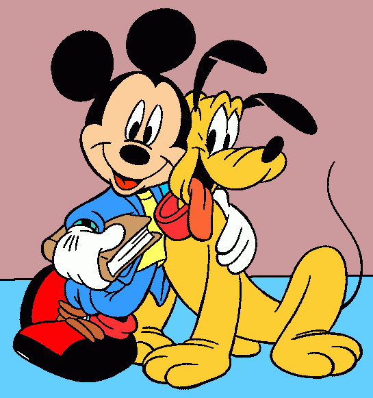 mickey mousse para colorear