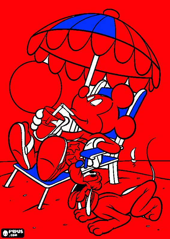 MICKY MAUS para colorear