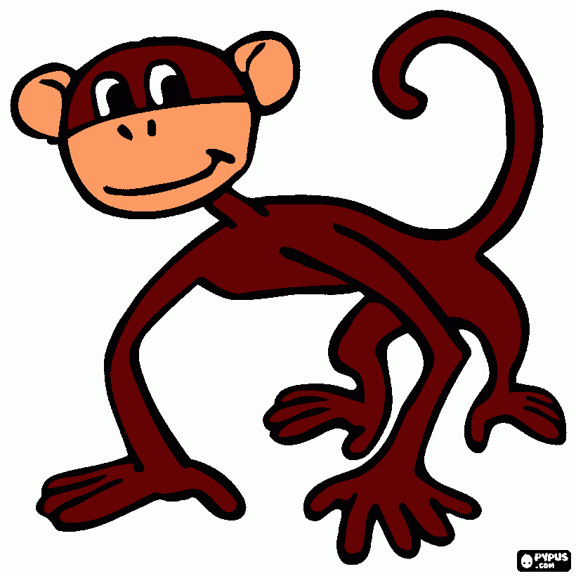 mico para colorear