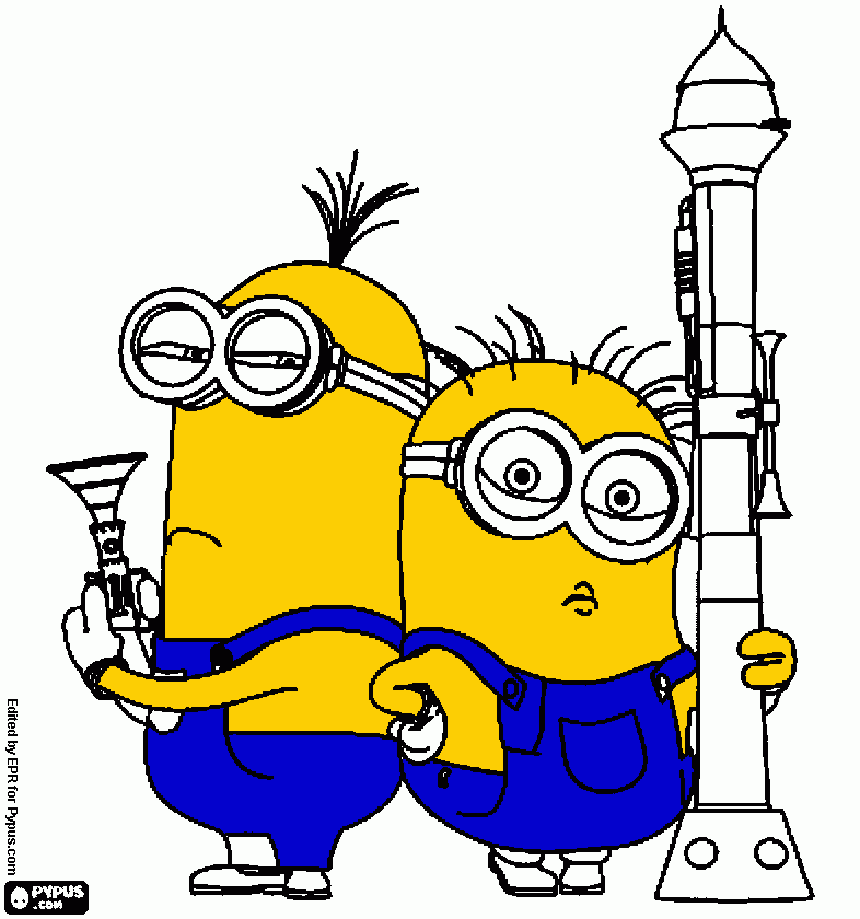 miinions para colorear
