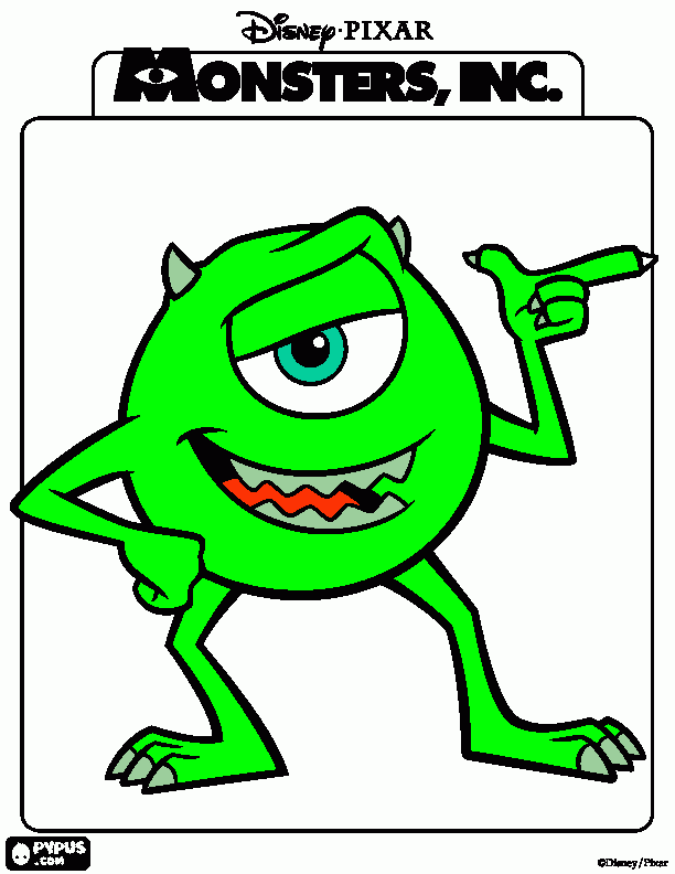 mike wasousky para colorear