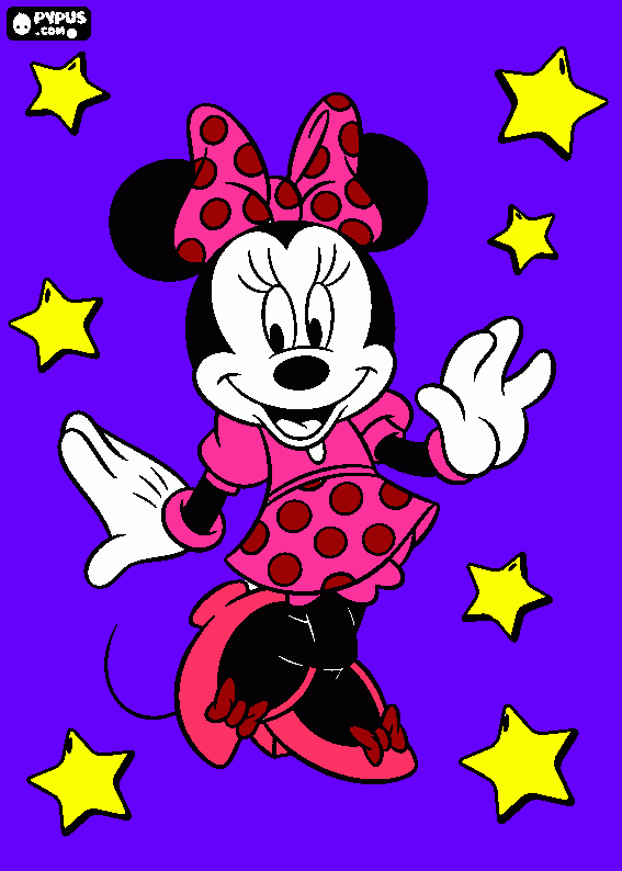 mimi de disney para colorear