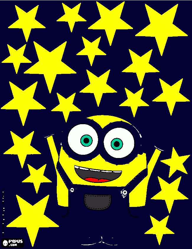 mimion para colorear