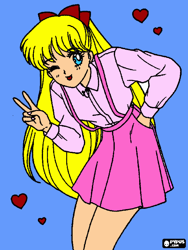 Mina para colorear